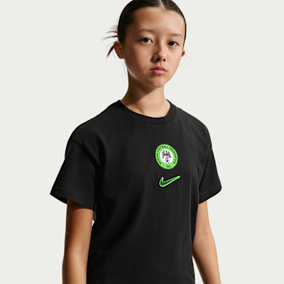 Nigeria Premium Goalkeeper Big Kids' Nike Soccer T-Shirt