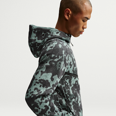 ナイキ テック メンズ フルジップ フリース カモ ウィンドランナー ジャケット