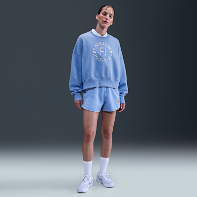NikeCourt Heritage Phoenix Fleece Women's Over-Oversized Crew-Neck Sweatshirt