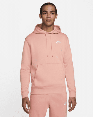 pink nike sportswear club fleece