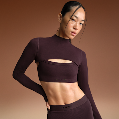 NikeSKIMS Vintage Seamless Women's Long-Sleeve Shrug