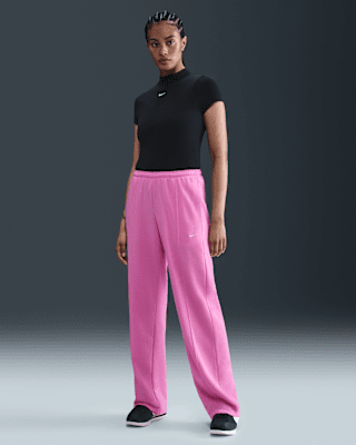 Женские  Nike Sportswear Chill Terry Mid-Rise French Terry Open-Hem Sweatpants