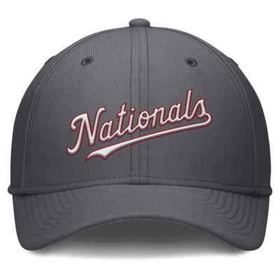 Gorra Nike Dri-FIT de la MLB para hombre Washington Nationals Swoosh