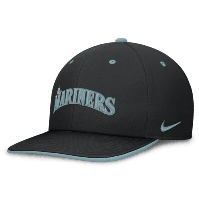 Seattle Mariners Pro Tech Script Men's Nike Dri-FIT MLB Adjustable Hat