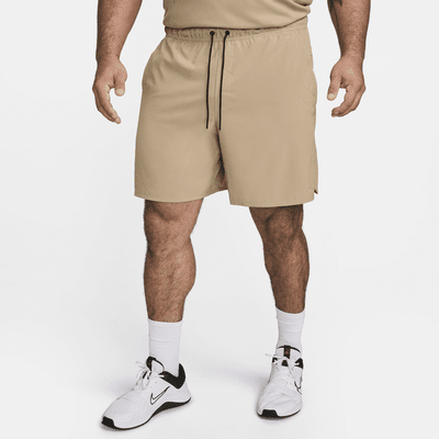 Nike Unlimited multifunctionele niet-gevoerde herenshorts met Dri-FIT (18 cm)