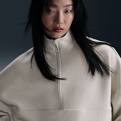 Haut oversize à demi-zip Dri-FIT Nike 24.7 ImpossiblySoft pour femme