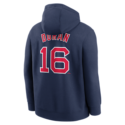 Jarren Duran Boston Red Sox Club Men's Nike MLB Pullover Hoodie