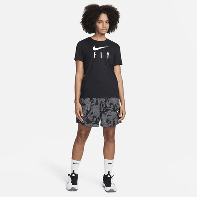 Nike Swoosh Fly Dri-FIT T-Shirt mit Grafik für Damen