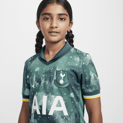 Camisola de futebol de réplica Nike Dri-FIT do terceiro equipamento Stadium Tottenham Hotspur 2024/25 Júnior