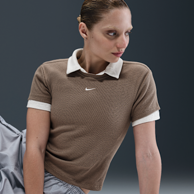 Nike Sportswear Women's Tight Ribbed Short-Sleeve T-Shirt