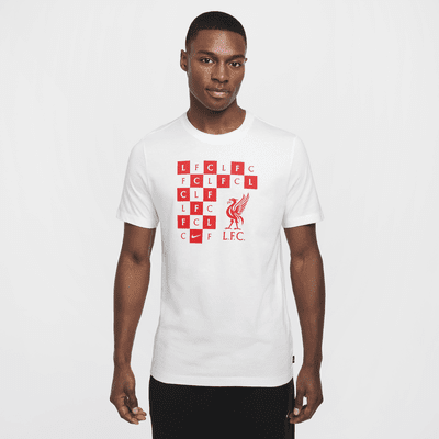 Liverpool FC Men's Nike Soccer Checkered T-Shirt