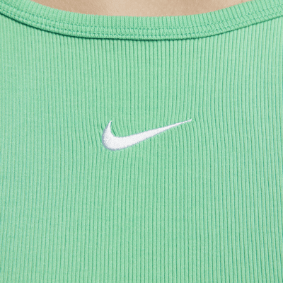 Nike Women's Ribbed Running Tank Top.