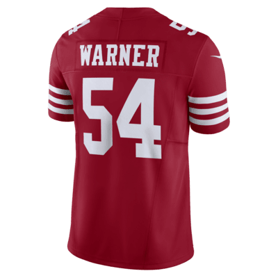 Jersey de fútbol americano Nike Dri-FIT de la NFL Limited para hombre Fred Warner San Francisco 49ers