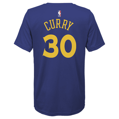 Stephen Curry Golden State Warriors Icon Edition Big Kids' Nike NBA T-Shirt