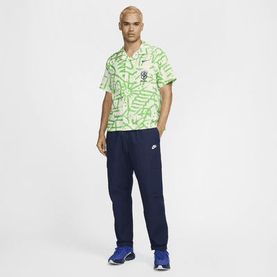 Brazil Nike Short-Sleeve Bowling Shirt