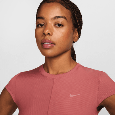 Nike One Fitted Rib Women's Dri-FIT Short-Sleeve Cropped Top