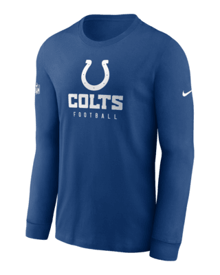 Indianapolis Colts Nike NFL on Field Apparel Dri-Fit Long Sleeve Shirt Xs