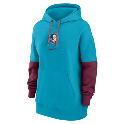 Florida State Seminoles Sideline Essential Women's Nike College Pullover Hoodie