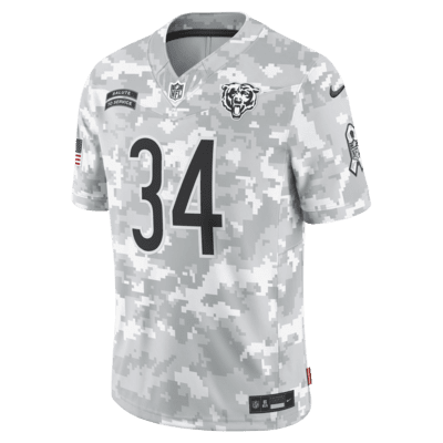 Walter Payton Chicago Bears Salute to Service Men's Nike Dri-FIT NFL Limited Jersey