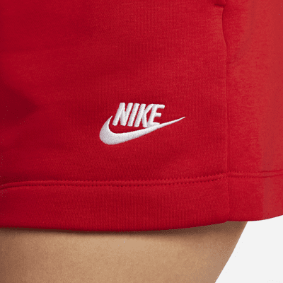 Shorts de tiro medio para mujer Nike Sportswear Club Fleece