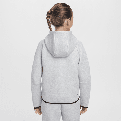 Hoodie com fecho completo Nike Sportswear Tech Fleece Júnior (Rapariga)