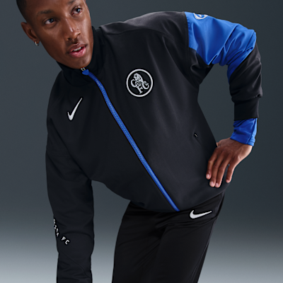 Chelsea F.C. Strike Third Men's Nike Dri-FIT Total 90 Football Anthem Jacket