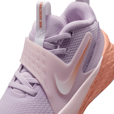 Nike Team Hustle D 12 Tenis para niños de preescolar