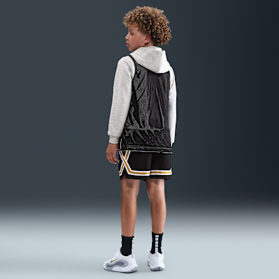Shorts de básquetbol Dri-FIT de 13 cm para niños talla grande Nike Crossover