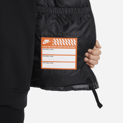 Nike Sportswear Heavyweight Synthetic Fill EasyOn Big Kids' Therma-FIT Repel Loose Hooded Jacket