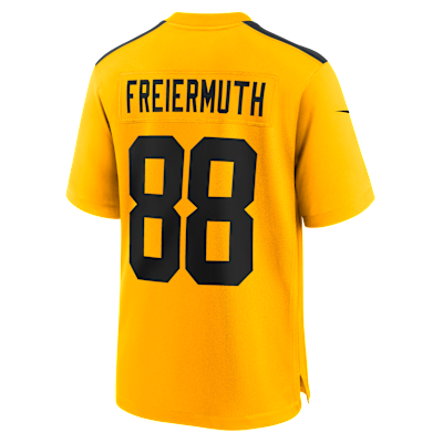 Jersey Nike de la NFL Game para hombre Pat Freiermuth Pittsburgh Steelers