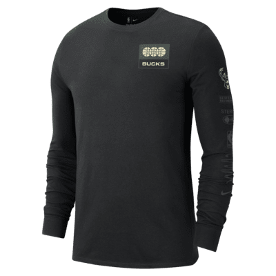 Milwaukee Bucks Essential Men's Nike NBA Long-Sleeve T-Shirt