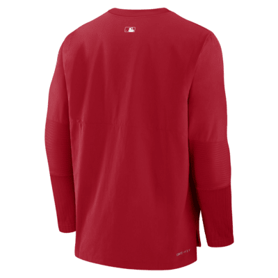 Chamarra sin cierre Nike Dri-FIT de la MLB para hombre Philadelphia Phillies Authentic Collection Player