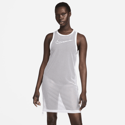 Vestido tipo salida de baño de malla para mujer Nike Swim