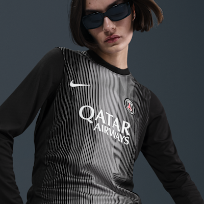 Equipación de portero/a Stadium París Saint-Germain 2025/26 Camiseta de fútbol de manga larga Replica Nike Dri-FIT - Mujer