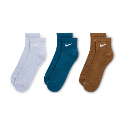 Nike Everyday Plus Cushioned Training Ankle Socks (3 Pairs)