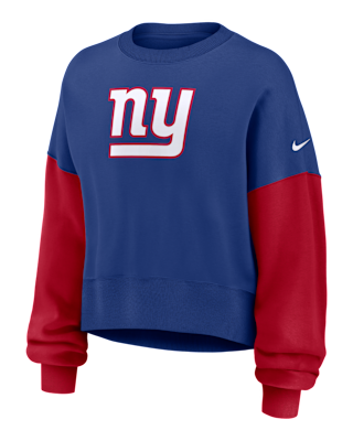 Женские  New York Giants Nike NFL Pullover Crew