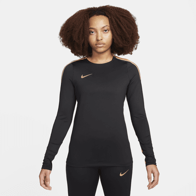 Strike Nike Dri-FIT-fodboldtrøje med rund hals til kvinder