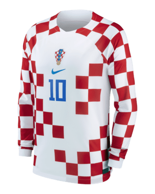 Croatia 2022/23 Stadium Home (Luka Modrić) Nike Dri-FIT Long-Sleeve Soccer Jersey. Nike.com
