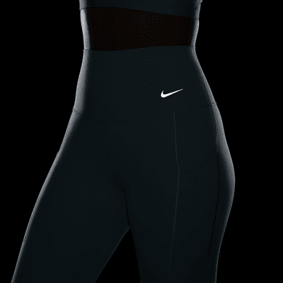 Leggings de 7/8 de tiro alto y sujeción media con bolsillos para mujer Nike Universa