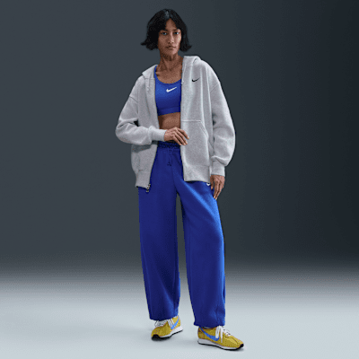 Oversized Nike Sportswear Phoenix-hættetrøje med lynlås til kvinder