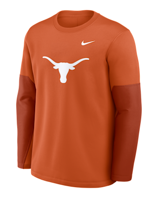 Мужская футболка Texas Sideline Coach Nike Therma-FIT College Long-Sleeve