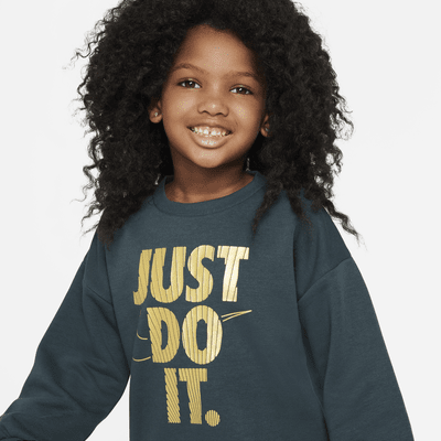 Ensemble deux pièces Nike Shine Crew and Leggings Set pour enfant