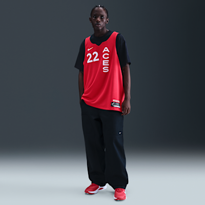 A'ja Wilson Las Vegas Aces 2024 Rebel Edition Nike Dri-FIT WNBA Victory Jersey