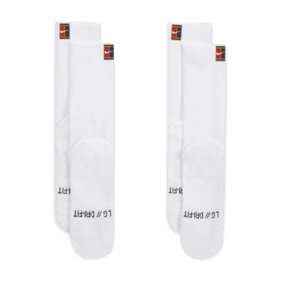 Chaussettes de tennis mi-mollet rembourrées NikeCourt Multiplier (2 paires)