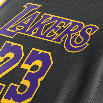 LeBron James Lakers Earned Edition Men's Nike NBA Swingman Jersey. Nike JP