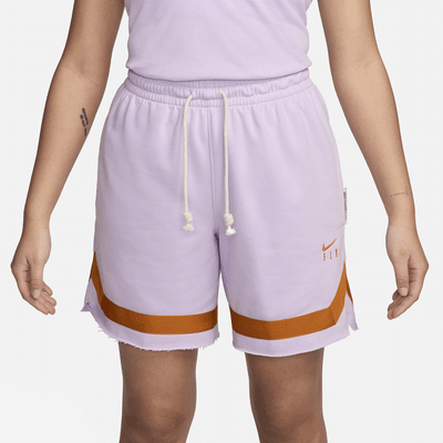 Shorts de básquetbol de French Terry para mujer Nike Swoosh Fly