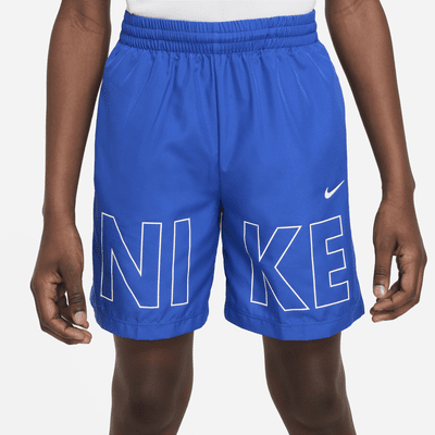 Shorts de entrenamiento de tejido Woven para niño talla grande Nike Multi