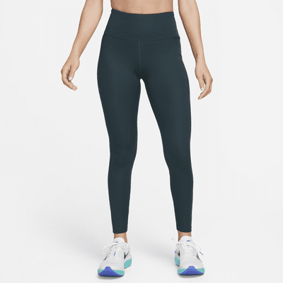 Leggings estampados de tiro medio de 7/8 con bolsillos para mujer Nike Fast