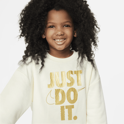 Ensemble deux pièces Nike Shine Crew and Leggings Set pour enfant