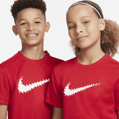 Nike Dri-FIT Trophy Big Kids' Graphic Short-Sleeve Training Top. Nike JP